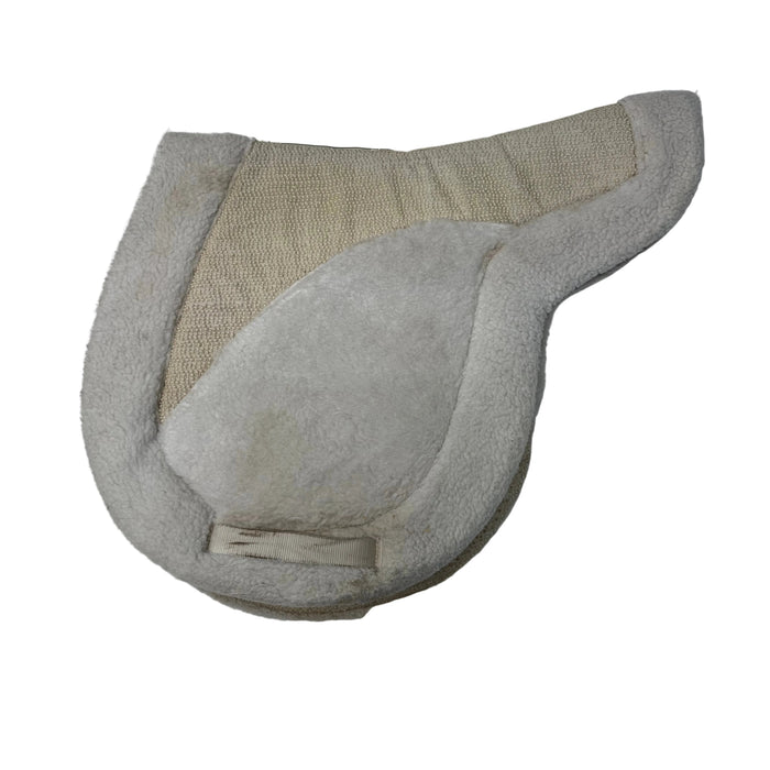 CNT 3140II Success Equestrian Shaped Saddle Pad White