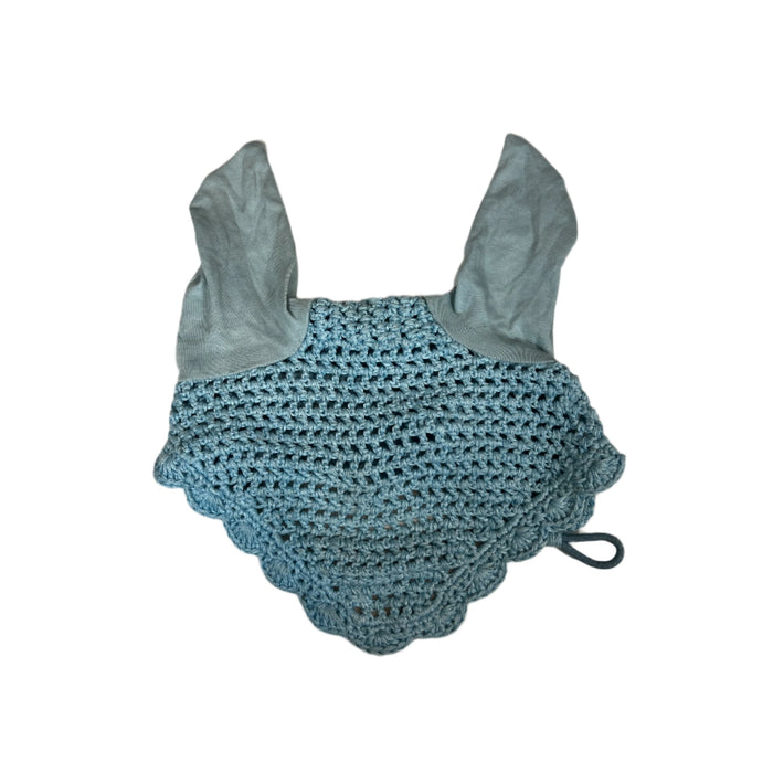 CNT 2843W Ear Bonnet Light Blue Horse