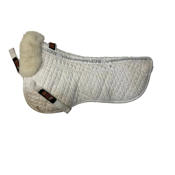 CNT 3145O ECP Fleece Lined Half Pad White