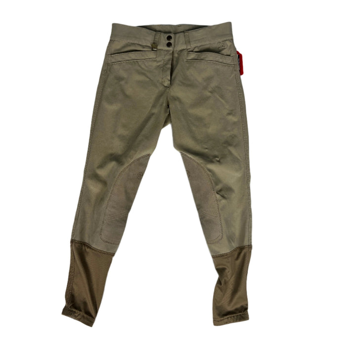 CNT 2825G Ovation Knee Patch Breeches Tan 28R