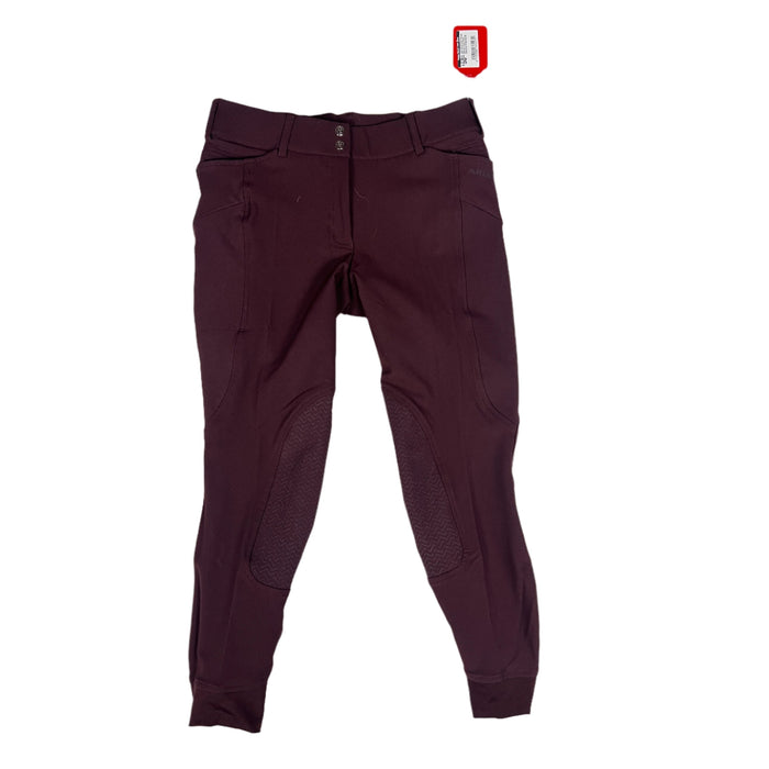 CNT 2823B Ariat Prelude Silicone Knee Patch Breeches Burgundy 28