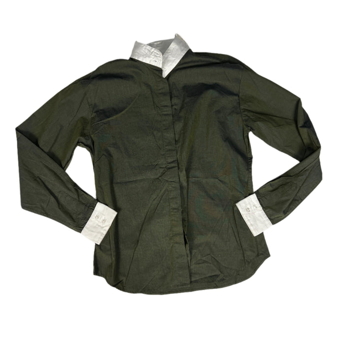 CNT 2819F Eurofit Long Sleeve Show Shirt Green 38