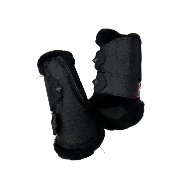 CNT 3150B LeMieux Fleece Lined Brushing Boots Black Large