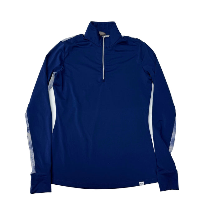 CNT 3150F RJ Classics Long Sleeve 1/4 Zip Sunshirt Blue XS