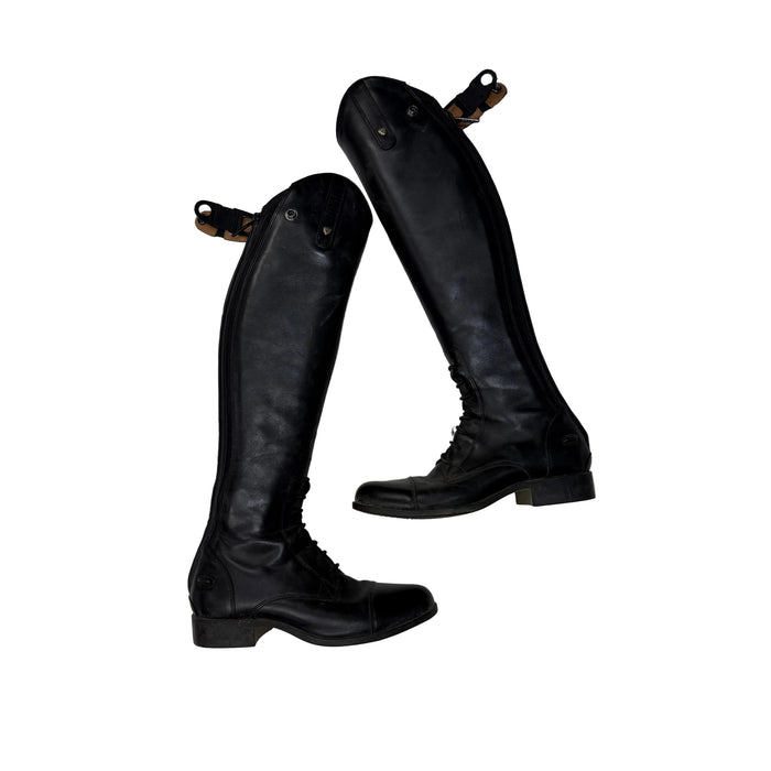 CNT 3151E Ariat Heritage Tall Boots Black 7.5 Med/Slim