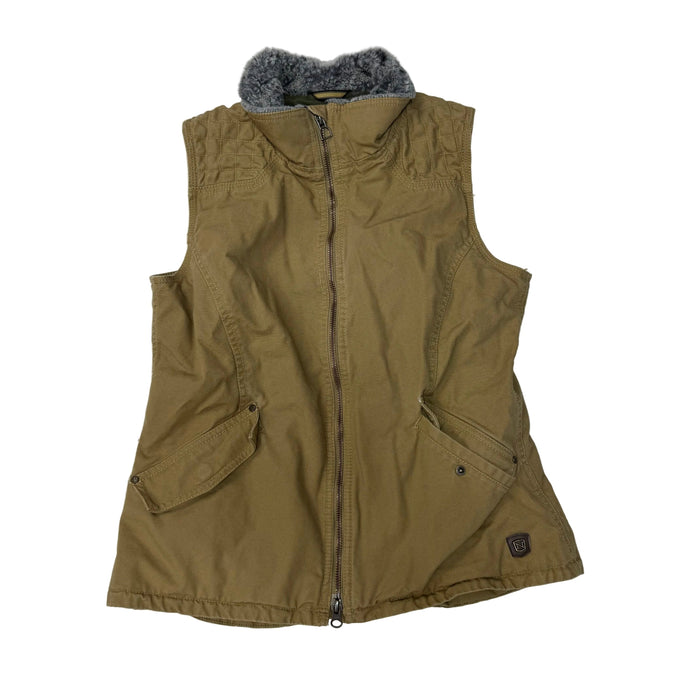 CNT 3151B Noble Outfitters Fleece Lined Vest Tan Small