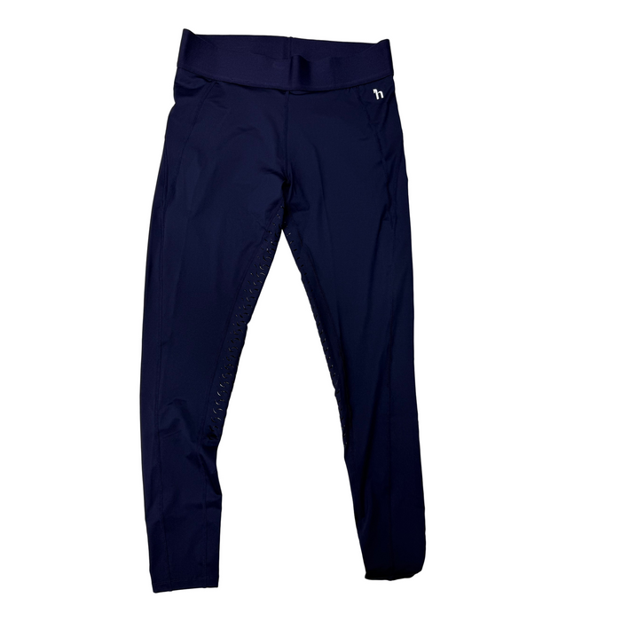 CNT 3040D Horze Tessa Silicone Full Seat Tights Navy 28 (New)