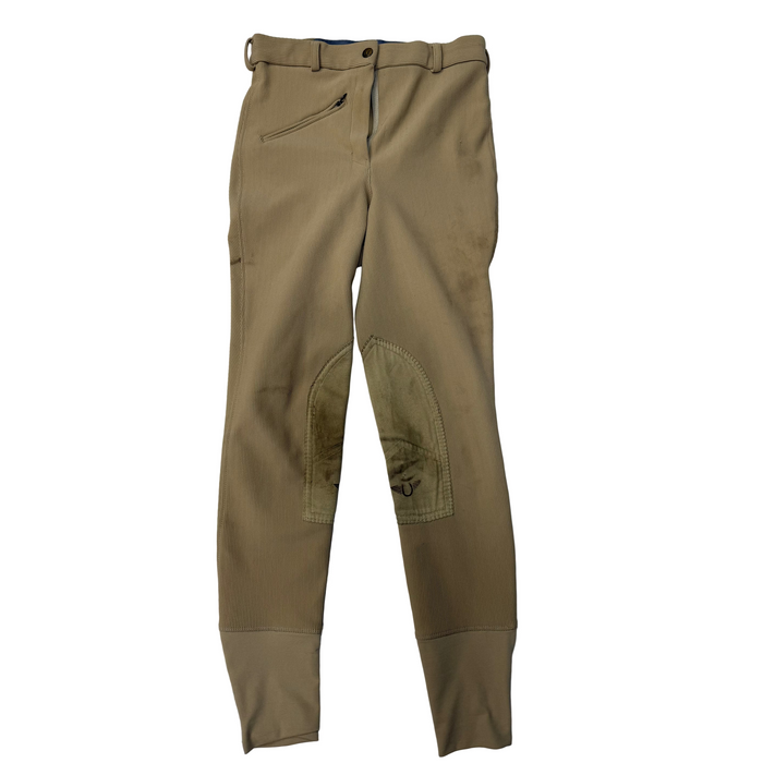 CNT 3040B TuffRider Knee Patch Breeches Tan approx. 26