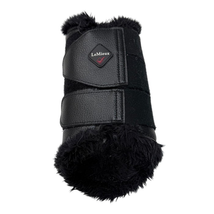 CNT 3049U Lemieux Fuzzy Brush Boots Black Medium