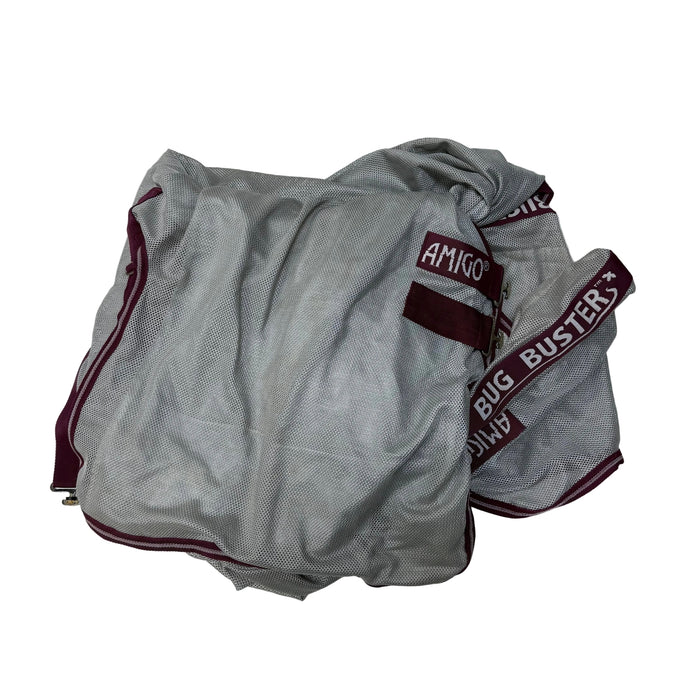 CNT 3162A Horseware Ireland Fly Sheet With Neck Maroon 81”