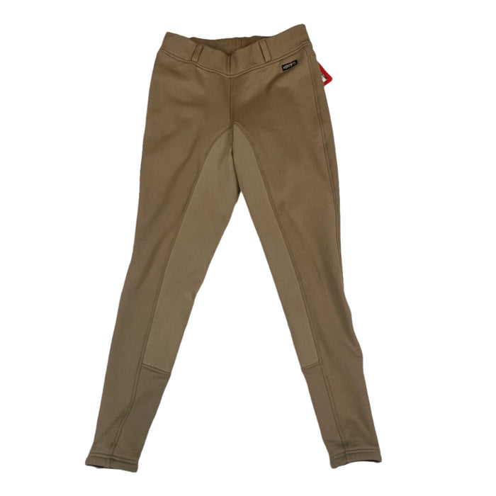 CNT 2815C Kerrits Full Seat Fleeced Lined Breeches Tan Medium