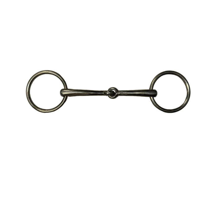 CNT 3171EEE Hermspringer Single Jointed Loose Ring Snaffle 5”