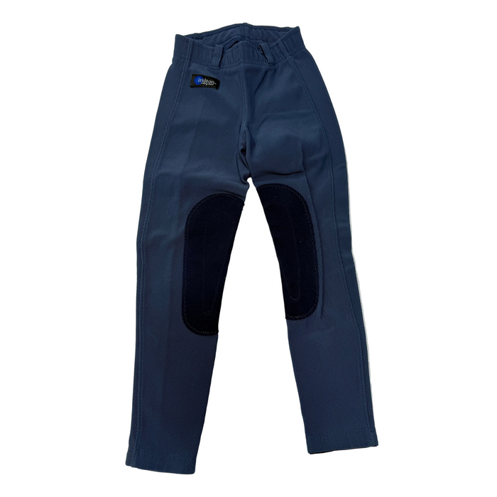 CNT 3039E Kids IRideon Knee Patch Tights Blue XS