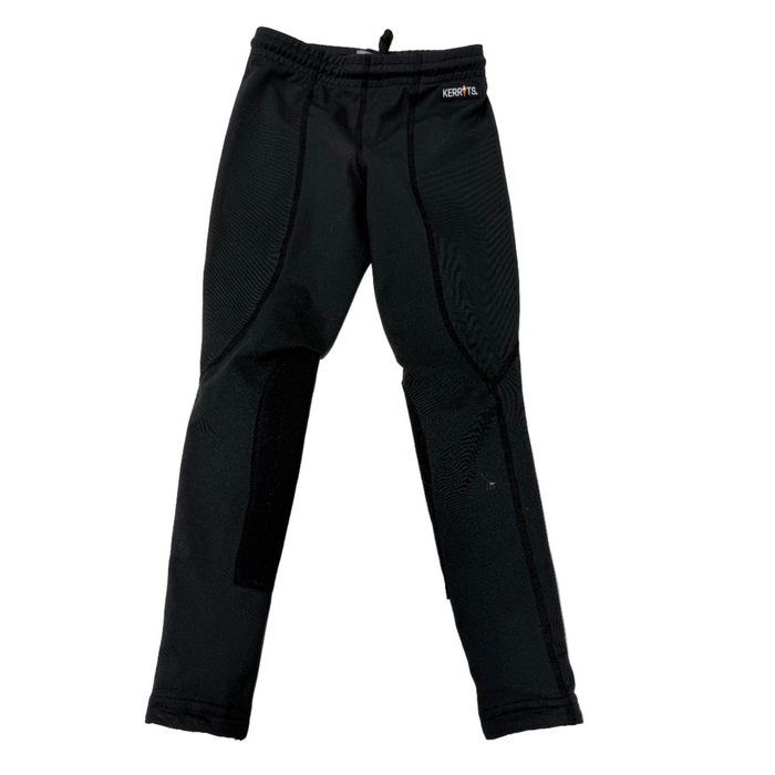 CNT 3039C Kids Kerrits Knee Patch Tights Black XS