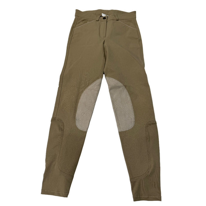 CNT 3041Q SmartPak Knee Patch Breeches Tan 24R