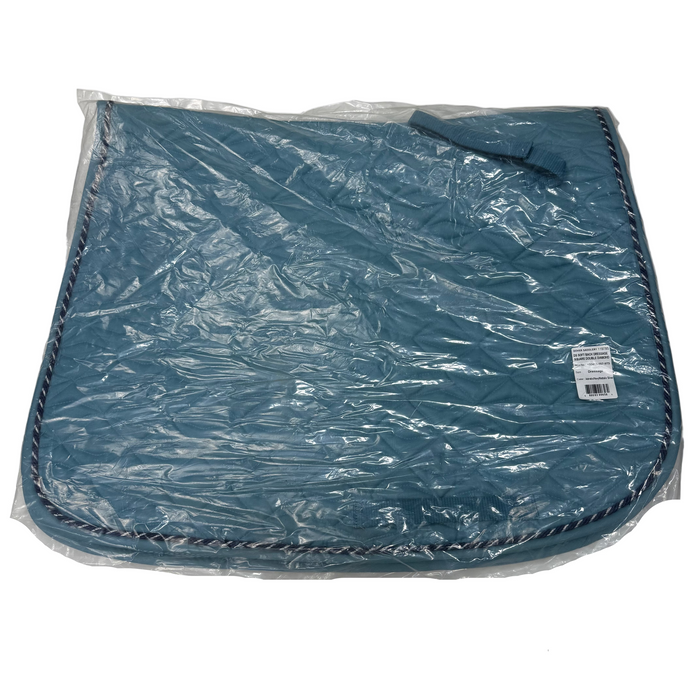 CNT3041A Dover Dressage Saddle Pad Light Blue and Navy (New)