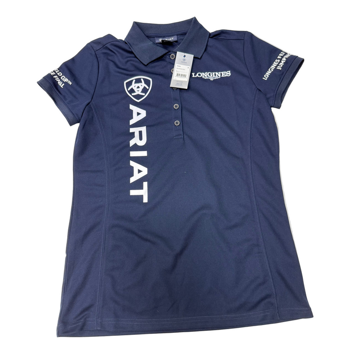 CNT 3041X Ariat Short Sleeve Shirt "Longines" Navy Medium (New)