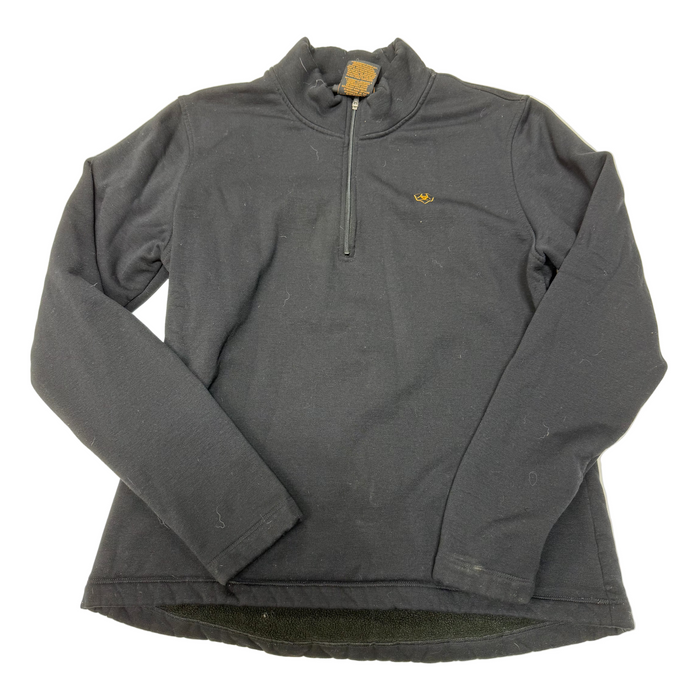 CNT 2741W Ariat 1/4 Zip Fleeced Lined Jacket Black Large