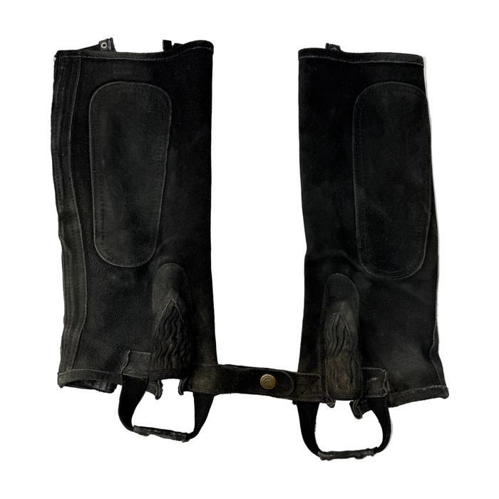 CNT 3002B Perris Suede Half Chaps Black XS