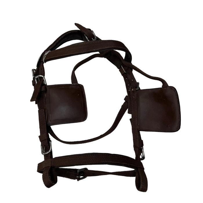 CNT 3009P Driving Nylon Bridle Brown approx. Full