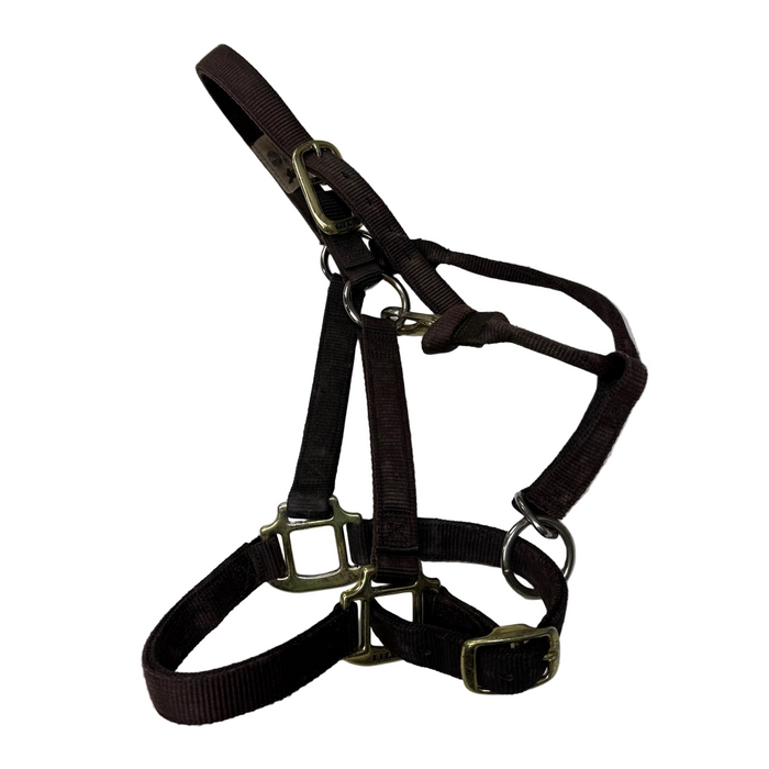 CNT 3009L Weaver Nylon Halter Black Full