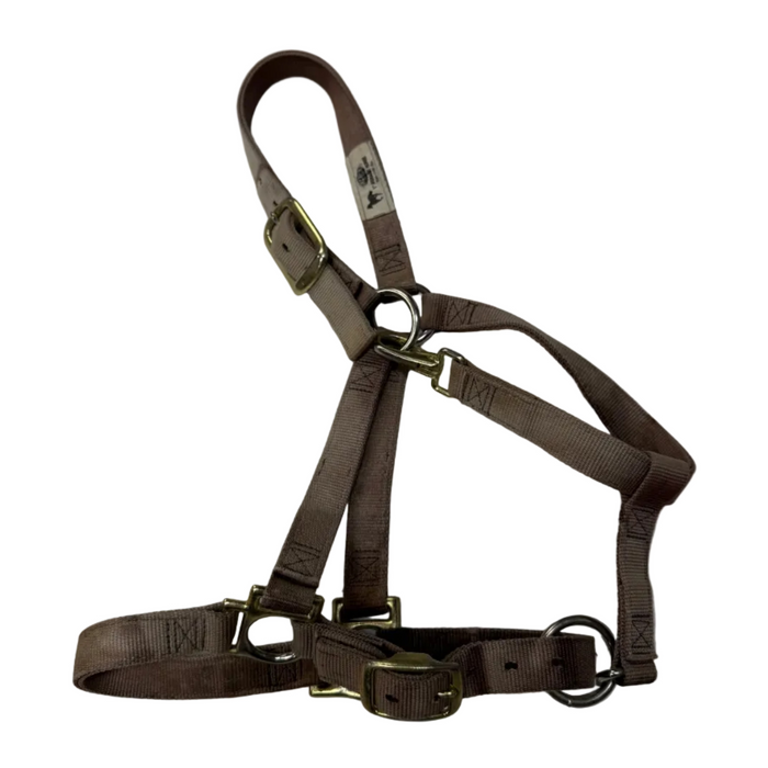 CNT 3009B Weaver Nylon Halter Tan Full