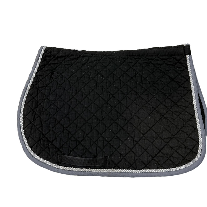 CNT 3012K SmartPak Saddle Pad Black Grey and White