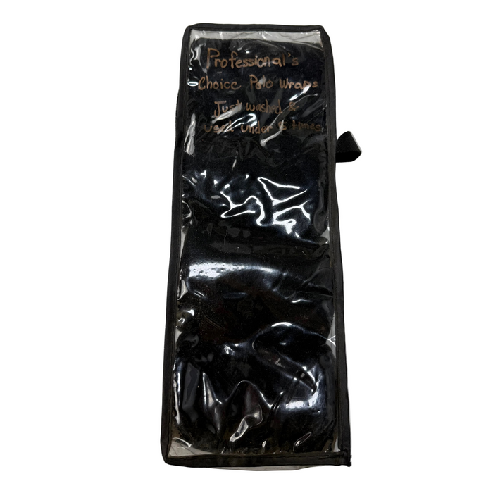CNT 3011F Professional Choice Polo Wraps Black Set of 4
