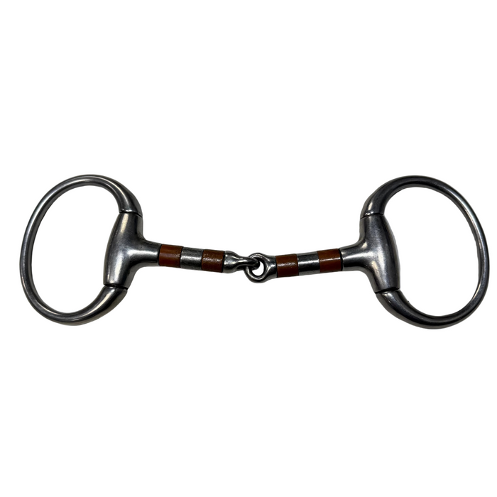 CNT 3011H Eggbutt Single Jointed Snaffle with Copper Rolls 5″