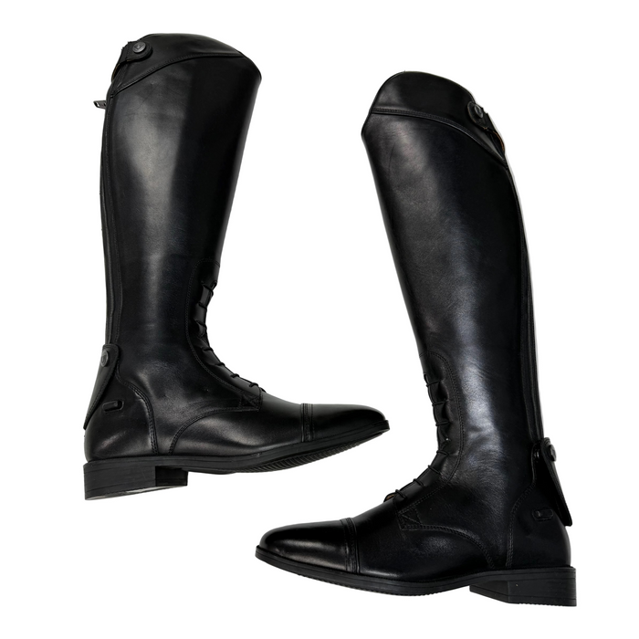 CNT 3013A Tuff Rider Capri Field Boots Black 9.5 Reg/Reg (New)