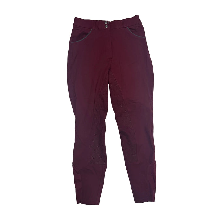 CNT 3213E Piper Silicone Full Seat Tights Maroon 34R