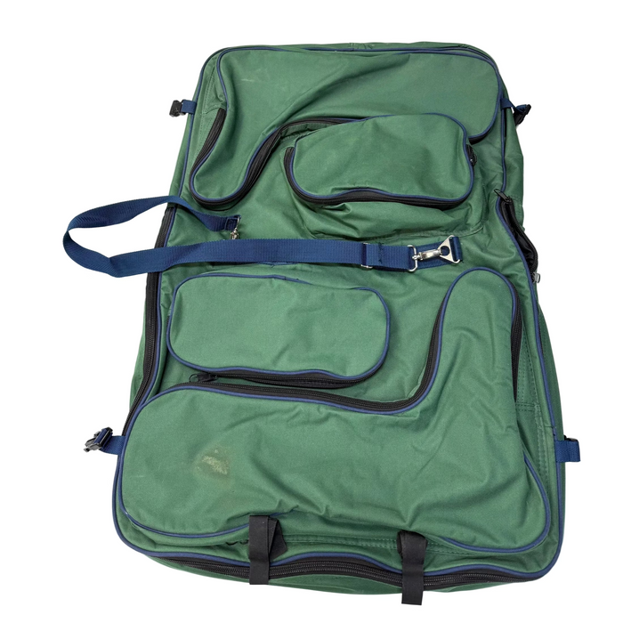 CNT 3021A Show Garment Bag with Boot Bag Green/Blue