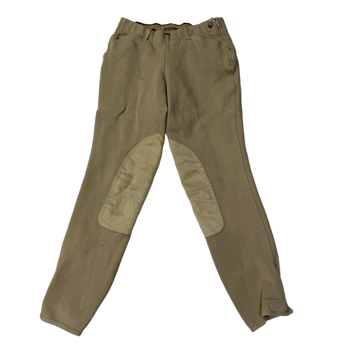 CNT 3021K Riding Sport Knee Patch Breeches Tan 28 (some stain)