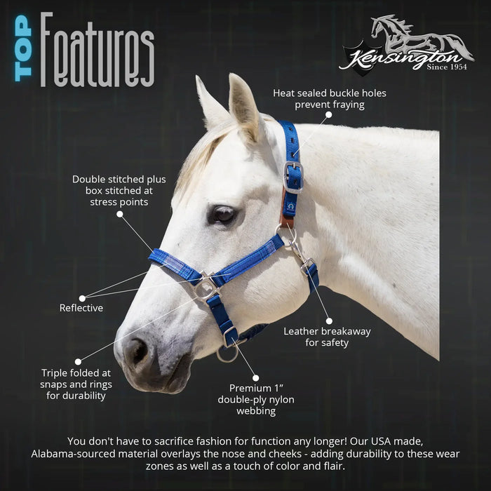 Kensington Reflective Breakaway Nylon Halter