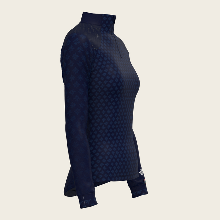 Espoir Navy Sport Sun Shirt