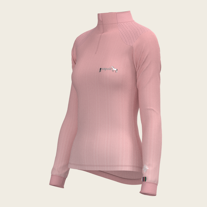 Espoir Stripes on Rose Sport Sun Shirt