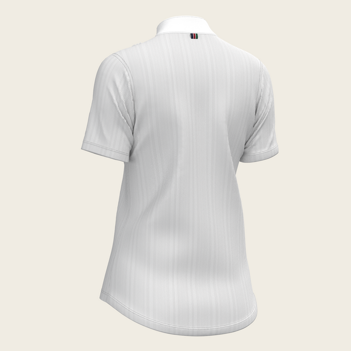 Espoir Stripes in Grey Pleated Short Sleeve Show Shirt