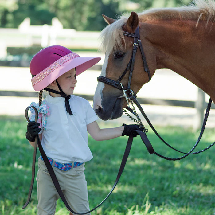 EquiVisor Glitz Sun Protection Helmet Visor