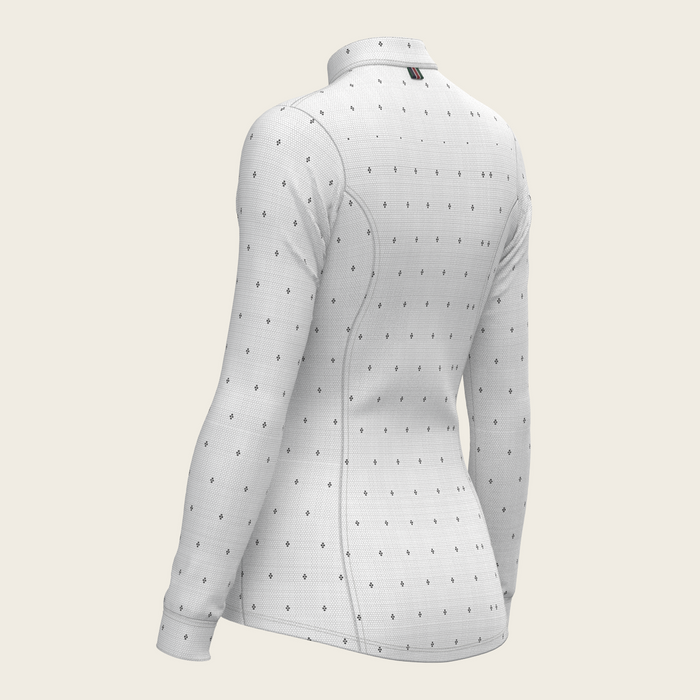 Espoir Mosaic 4 Dot Quarter Zip Sun Shirt