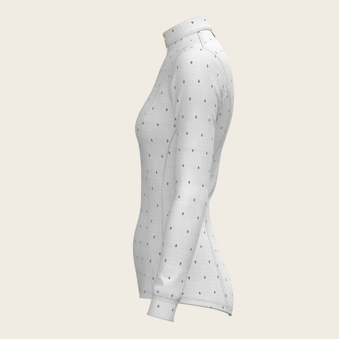 Espoir Mosaic 4 Dot Quarter Zip Sun Shirt