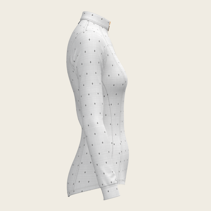 Espoir Mosaic 4 Dot Quarter Zip Sun Shirt