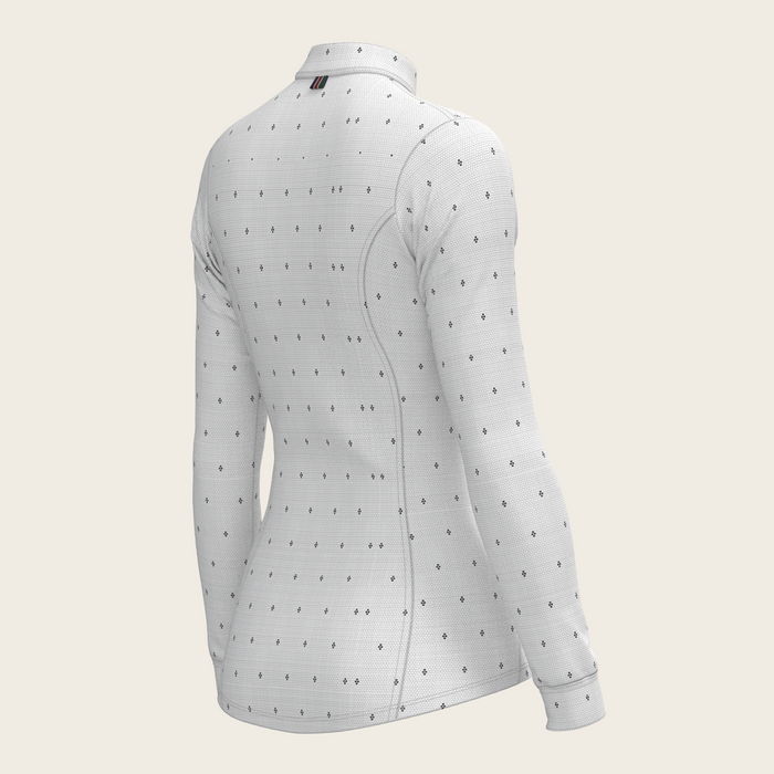 Espoir Mosaic 4 Dot Quarter Zip Sun Shirt