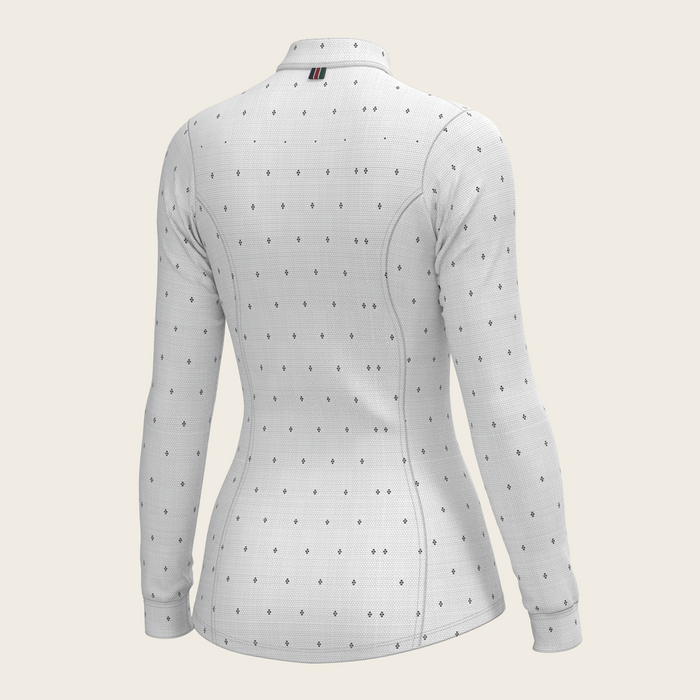 Espoir Mosaic 4 Dot Quarter Zip Sun Shirt