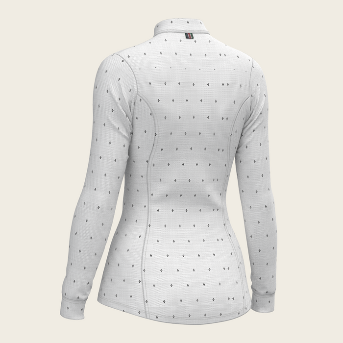 Espoir Mosaic 4 Dot Quarter Zip Sun Shirt