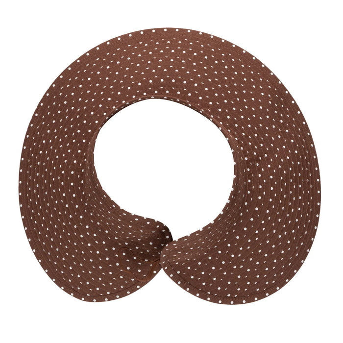 Women's Polka Dot Roll Up Visor