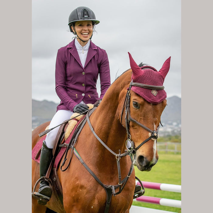 Espoir Inspire Mesh Show Jacket Plum