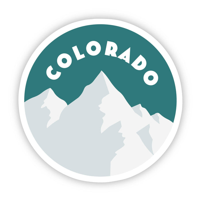 Big Moods Colorado Mountains Sticker