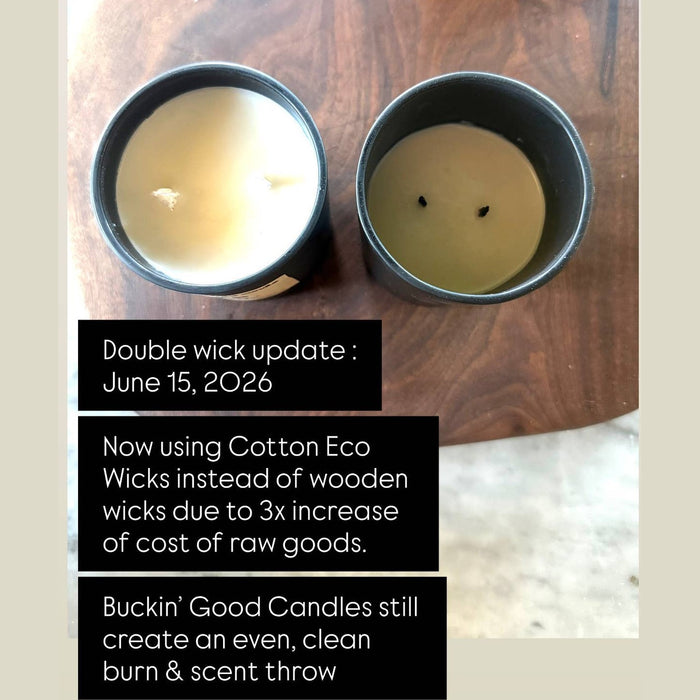 Buckin' Good Candle Tobacco + Vanilla Ceramic (western decor)