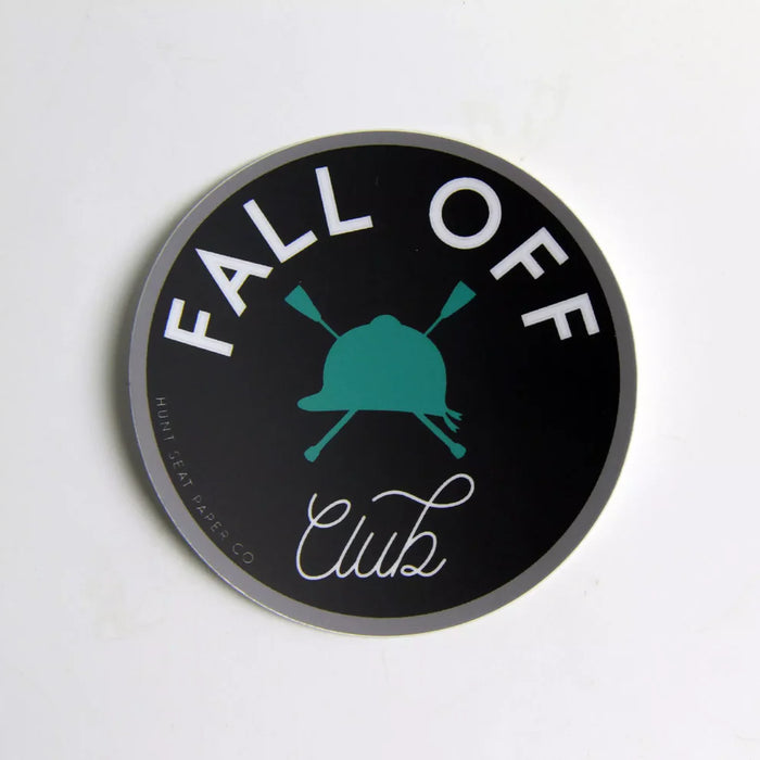 Hunt Seat Fall Off Club Sticker