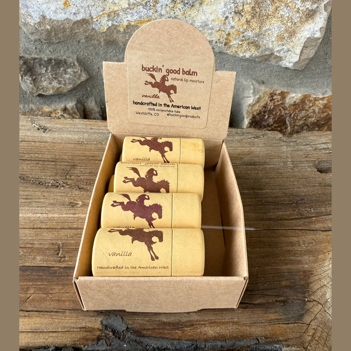 Buckin' Good Lip Balm Vanilla (natural, plastic free)